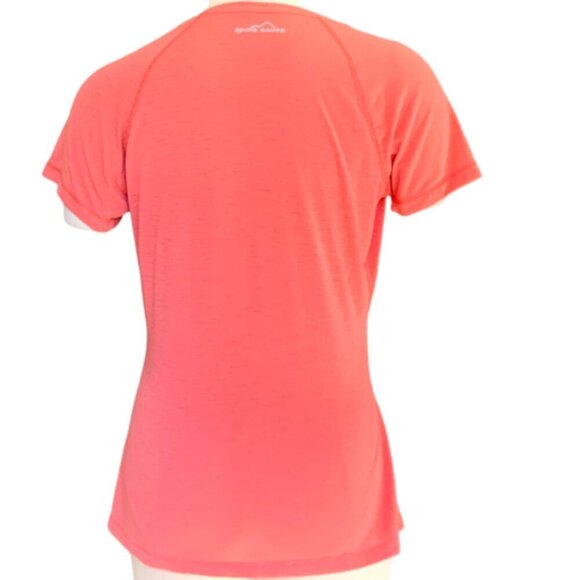 Eddie Bauer Short Sleeve V-Neck Tee Top Sz M Activewear/Athleisure #85K - Picture 4 of 8